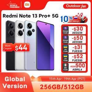 Смартфон Redmi Note 13 Pro Plus 5G Глобал, 8/256 Гб, 3 расцветки (12/512 за 31399)