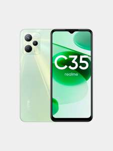 Смартфон Realme C35 4/64 Гб, 50 MP, FHD+ (если оплачивать через СБП -2%)