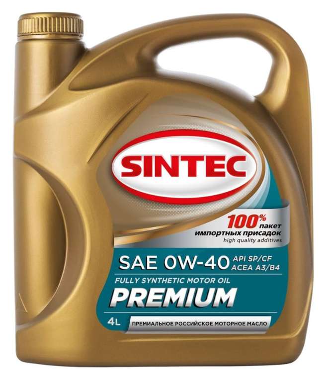 Моторное масло SINTEC Premium, 0W-40