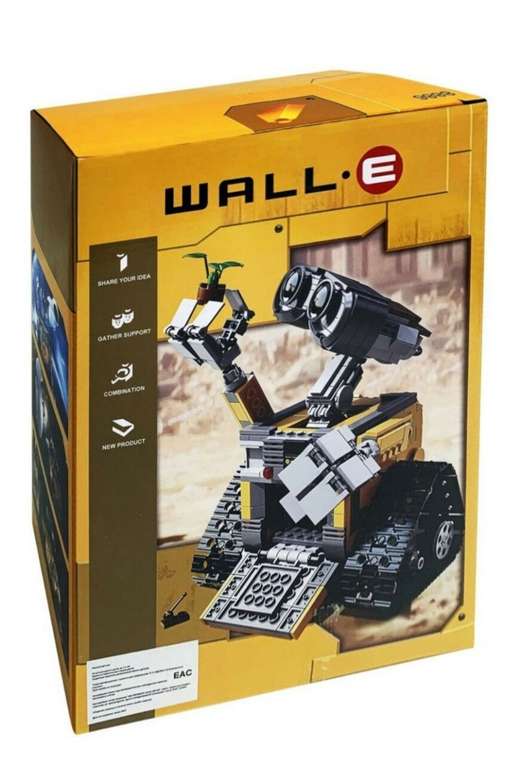 Конструктор робот Валли Wall-e 687 деталей, другие площадки в описании