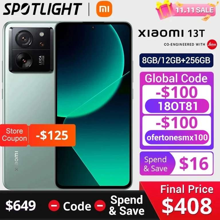 Смартфон Xiaomi 13T, глобальная версия, 8/256
