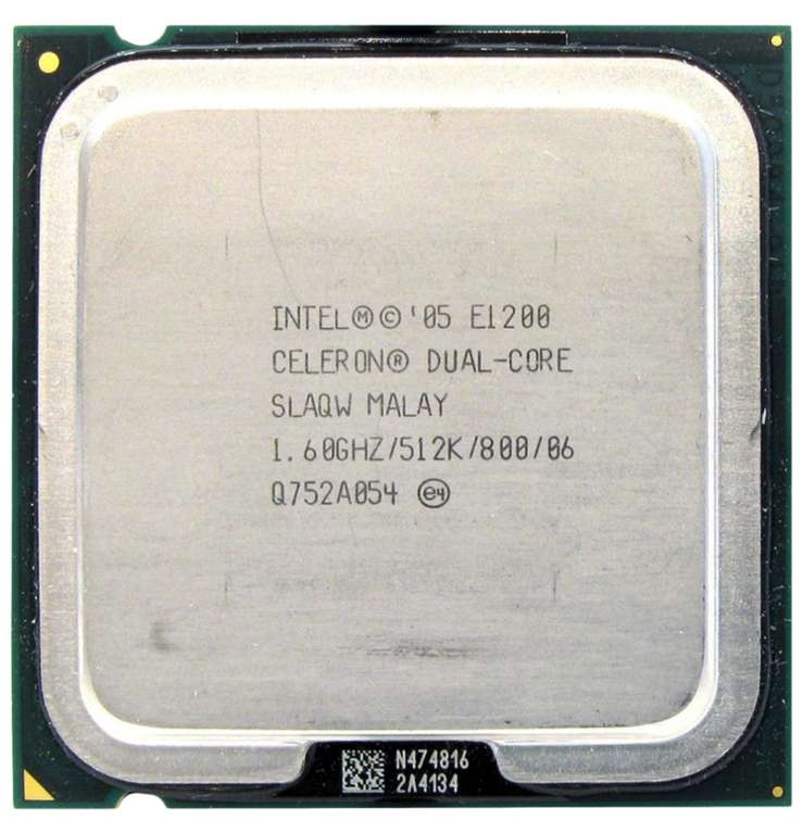 Процессор Intel Celeron E1200 LGA 775 OEM (+221 бонусами)