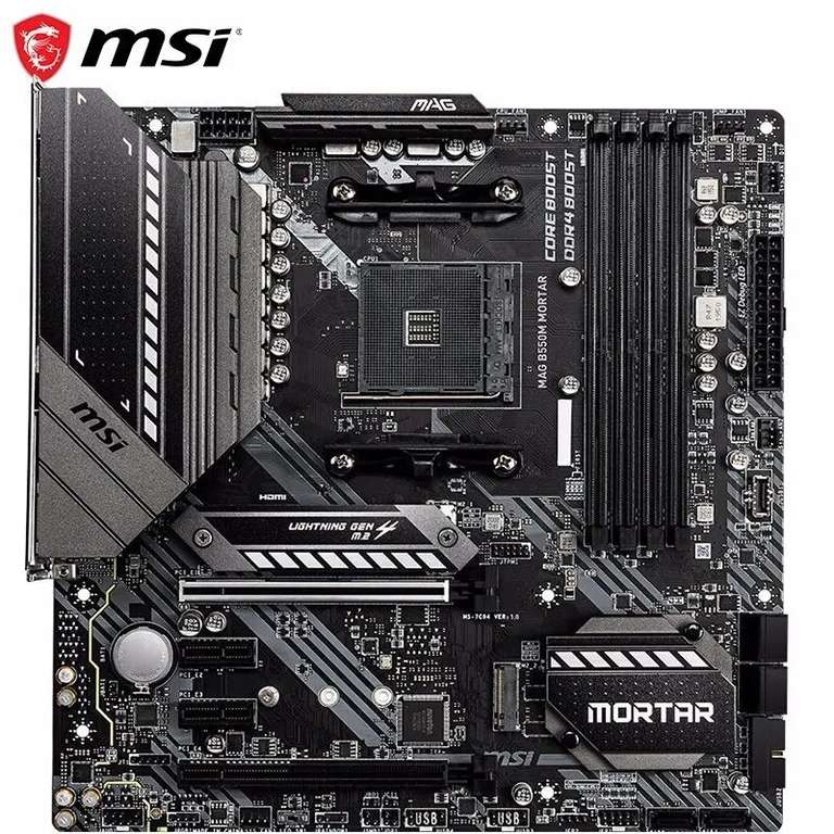 Материнская плата MSI B550M Mortar DDR4 AM4 128GB PCI-E 4.0