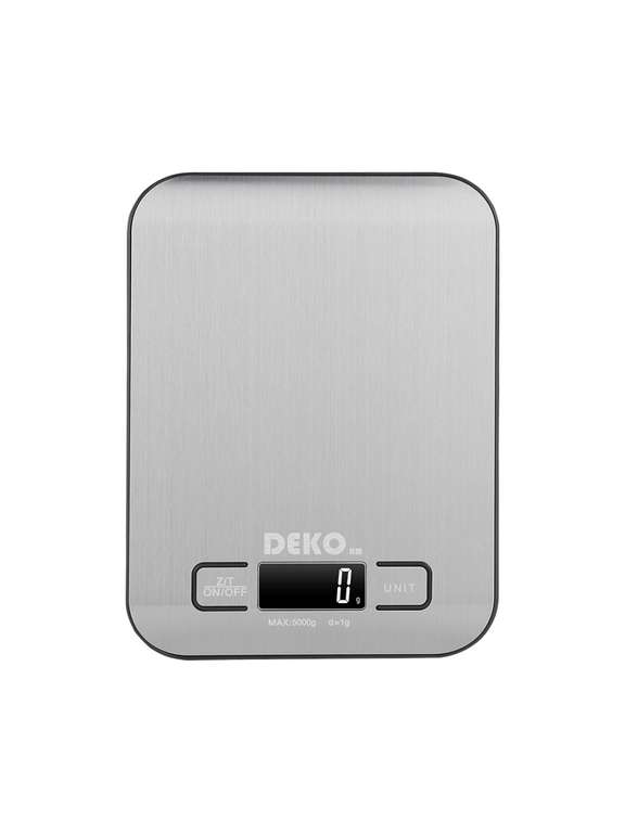 Высокоточные кухонные весы DEKO DKKS02 электронные с дисплеем, измеряемая масса: до 5кг,041-0024