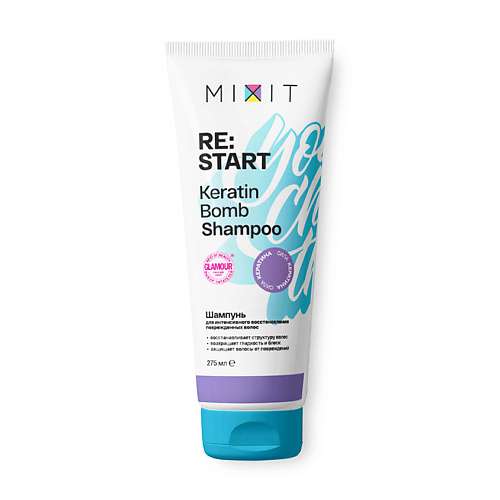 Шампунь MIXIT «RE:START» Keratin bomb shampoo