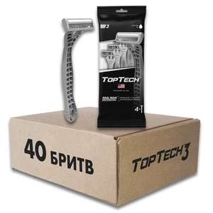 Набор 40 бритв TopTech 3 (TopTech Global, США)