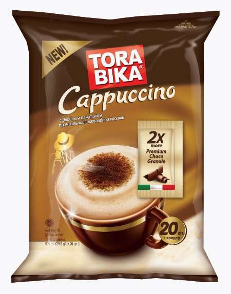 Кофейный напиток Torabika Cappuccino 20 шт. по 25.5 г