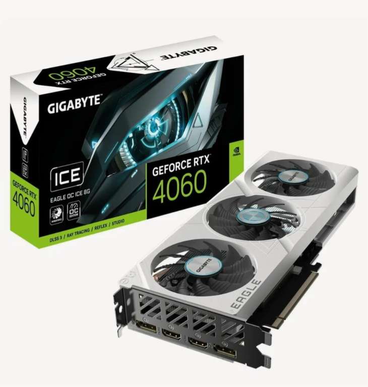 Видеокарта Gigabyte RTX4060 EAGLE OC ICE (через Сочи)