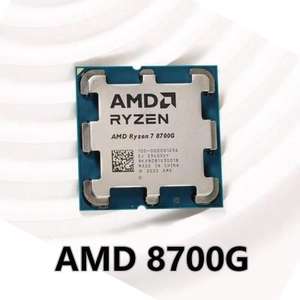 Процессор AMD Ryzen7 8700G (AM5, 8/16, AMD Radeon 780M) OEM (цена с Озон картой, доставка из-за рубежа)