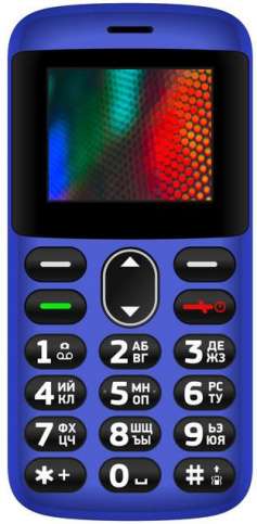 Мобильный телефон Vertex C311 (синий, красный)