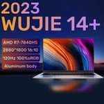 Ноутбук MECHREVO Wujie 14 (14", IPS, 2.8К, 120 Гц, Ryzen 7 7840HS, 16 ГБ DDR5, SSD 1024 ГБ, Radeon 780M, подсветка, алюминий), из-за рубежа