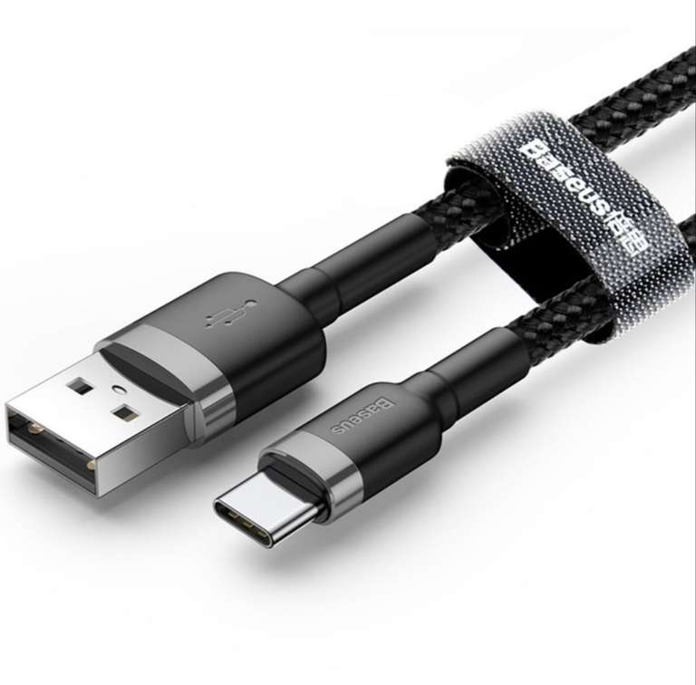 USB Type-C кабель Baseus 3А, 1м