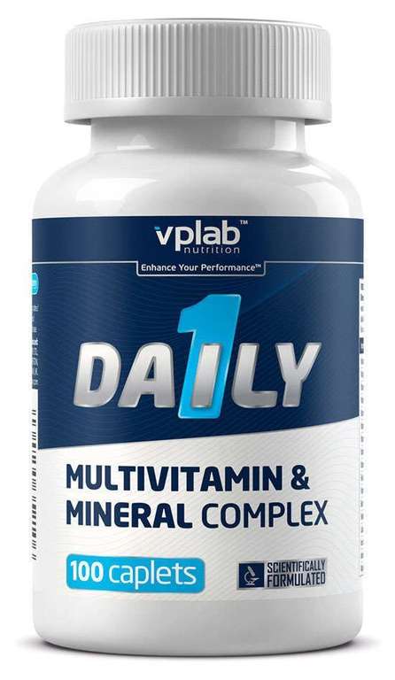 [Ярославль] Комплекс витаминно-минеральный VPlab Daily 1, 100 капсул