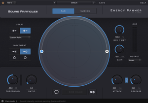 Музыкальный плагин Energy Panner от Sound Particles бесплатно на soundparticles.com