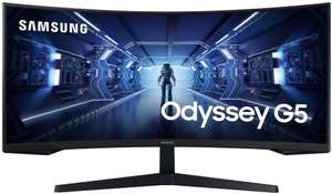 34" Монитор Samsung Odyssey G5 C34G55TWWI 3440x1440, 165 Гц, *VA