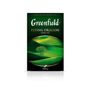 Чай со скидкой (например Чай зелёный Greenfield Flying Dragon, листовой, 200 г)