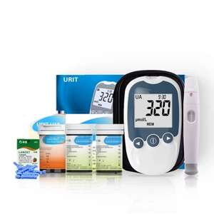 2в1 Многофункциональный измеритель мочевой кислоты и глюкозы в крови URIT-10-75