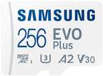Карта памяти Samsung EVO Plus microSDXC 256 Г MB-MC256KA/EU + 1172 бонусов