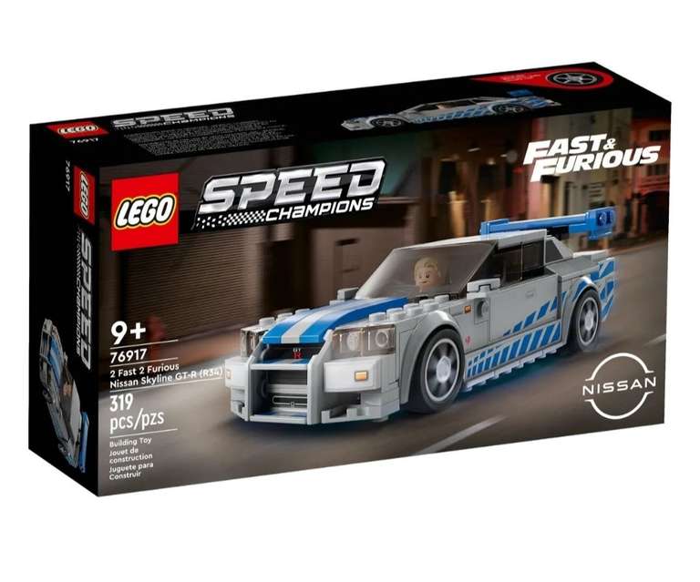 Конструктор LEGO Fast&Furious. Nissan Skyline GT-R (R34), 319 дет.