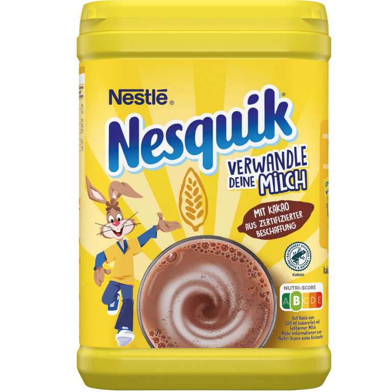 Какао-напиток быстрорастворимый Nesquik, 900 г возврат 593 бонусов