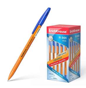 Набор ручек шариковых ErichKrause Orange Stick R-301 43194, синие, 0,7 мм, 50 шт.