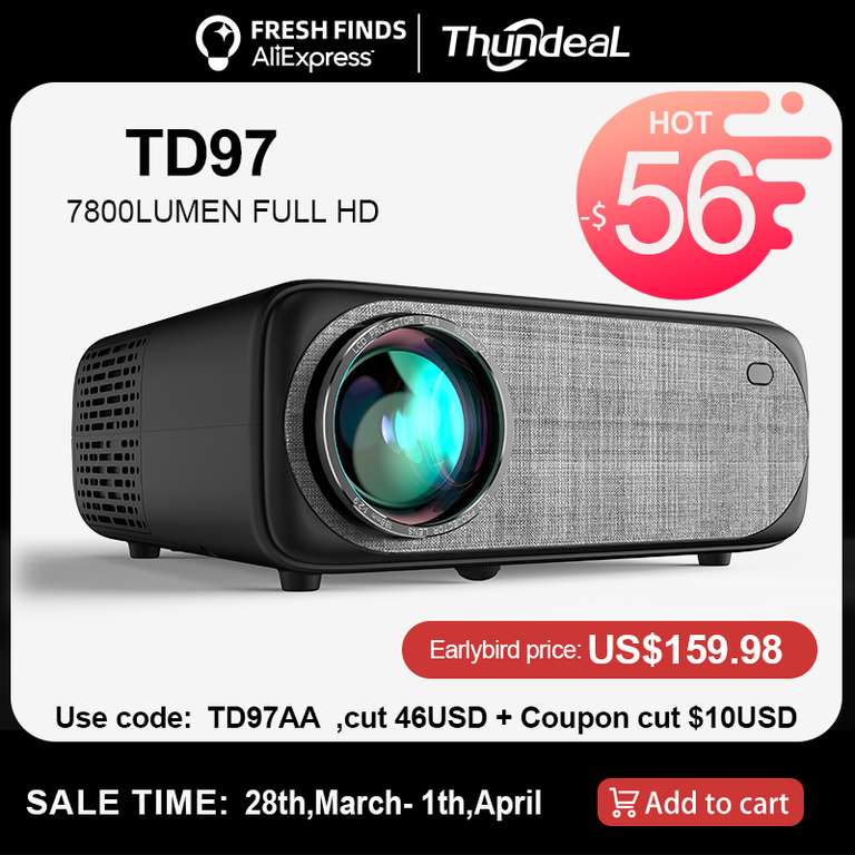 Светодиодный видеопроектор ThundeaL TD97