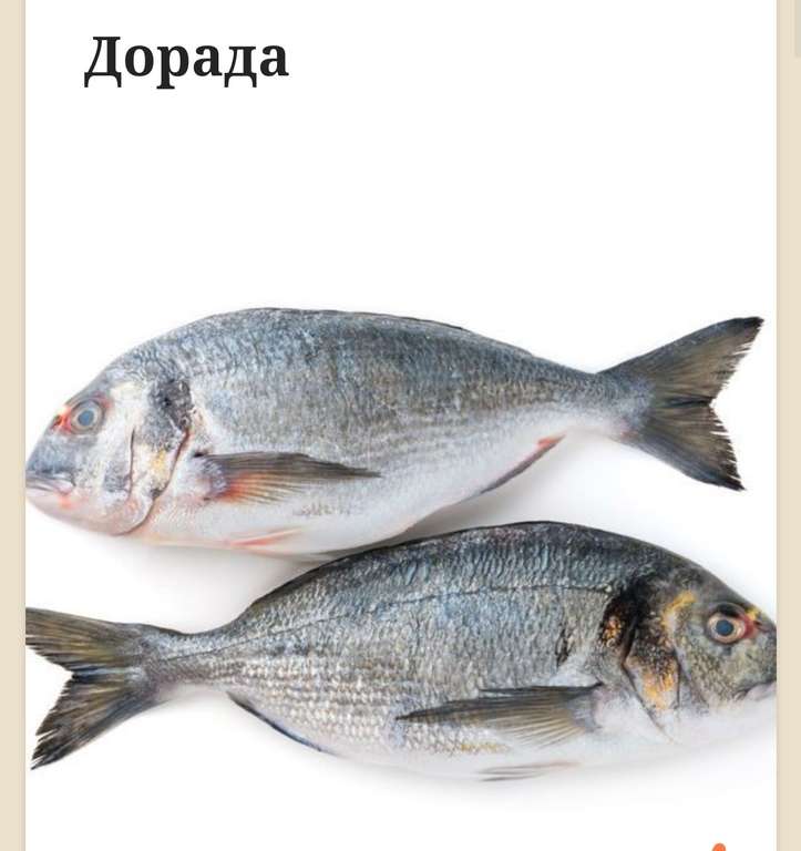 Рыба Дорада 400/600 охлажденная