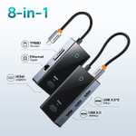 USB-хаб Baseus PioneerJoy 8-Port Type-C HUB Adapter (HDMI, USB 3.0, Ethernet, SD+TF, PD 100W)