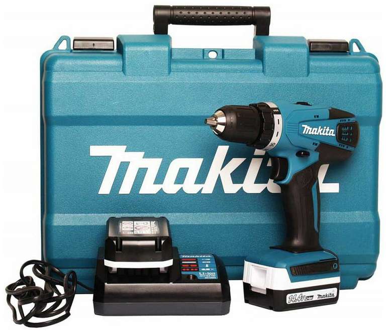 Аккумуляторная дрель-шуруповерт Makita DF347DWE