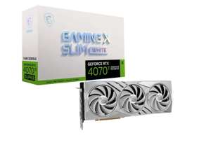 Видеокарта MSI GeForce RTX 4070 Ti SUPER GAMING X SLIM WHITE 16 ГБ