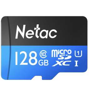 Карта памяти Netac MicroSD 128Gb 10 class