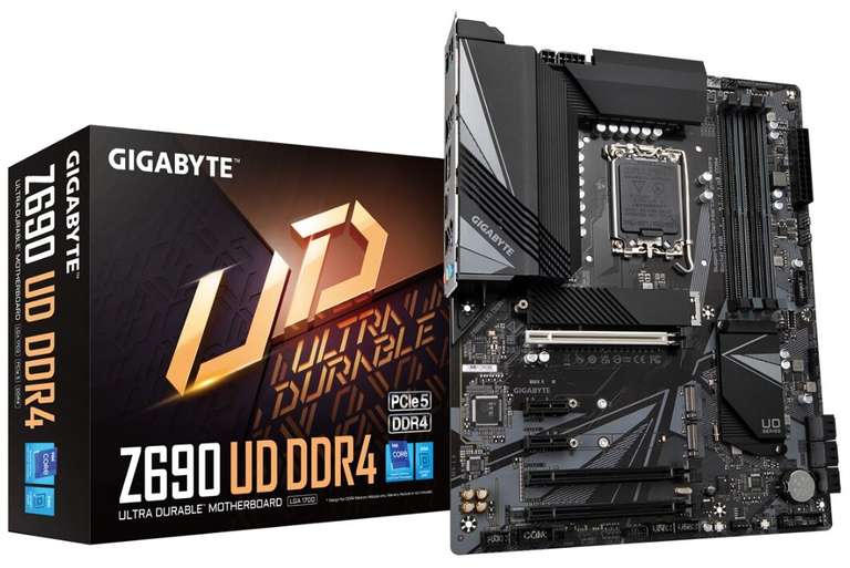Материнская плата GIGABYTE Z690 UD DDR4 (еще ASRock Z690M Phantom Gaming 4 в описании)