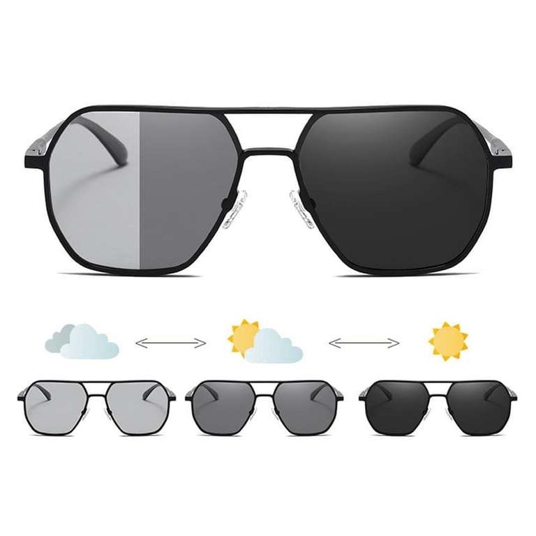 Солнцезащитные очки фотохромные антибликовые UV400