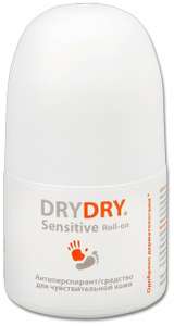 Антиперспирант DRY DRY шариковый ролик женский мужской от пота, запаха для кожи тела 50 мл (возврат до 26%)