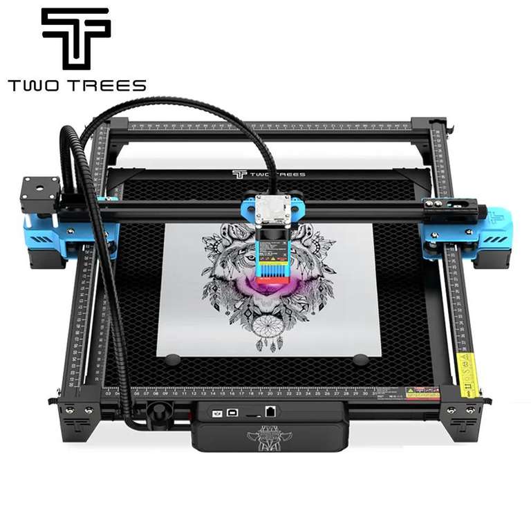 Лазерный гравировально-режущий станок TWO TREES TTS-55 Pro, 5.5 Вт