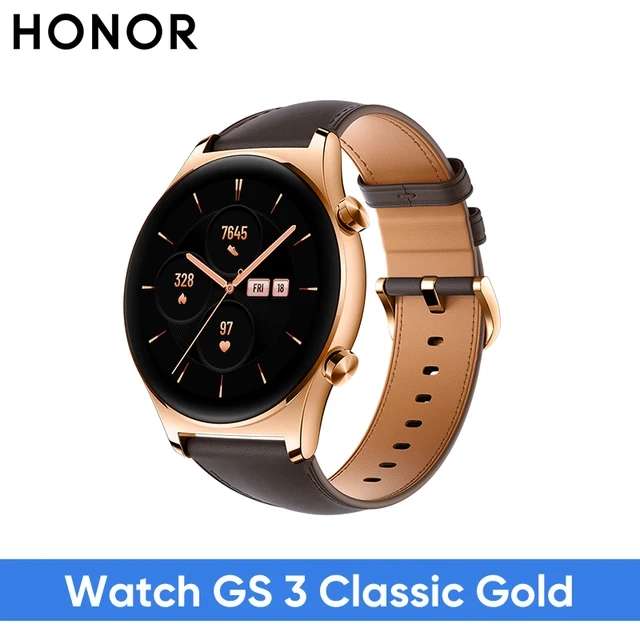 Умные часы HONOR Watch GS 3 Classic Gold глобальная версия