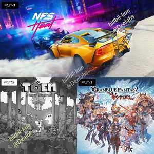 [PS5, PS4] Need for Speed Heat, TOEM et Granblue Fantasy Versus (PS+ Essential)