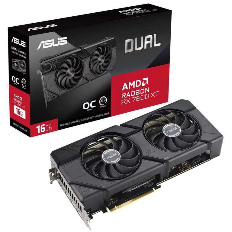 Видеокарта AMD Radeon RX 7800 XT ASUS DUAL (с Wb кошельком)