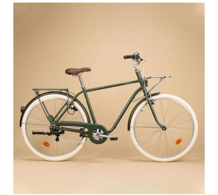 Городской Велосипед DECATHLON ELOPS 520 с высокой рамой, 28, 2020