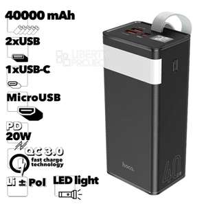 Powerbank Hoco J86 Powermaster 40000 mAh