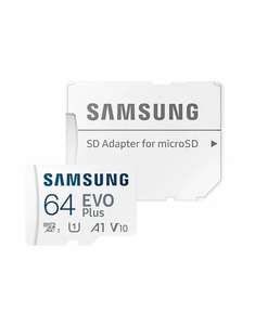 Карта памяти MicroSD Samsung Evo Plus 64Гб