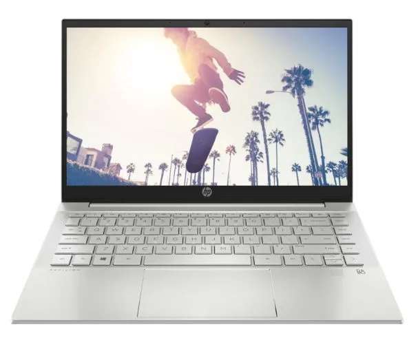 Ультрабук HP Pavilion 14-ec1052ci (14", IPS, ntsc 45%, 250 нит, Ryzen 5 5625U, RAM 16 ГБ, SSD 256 ГБ, алюминий, без ОС), с Озон картой