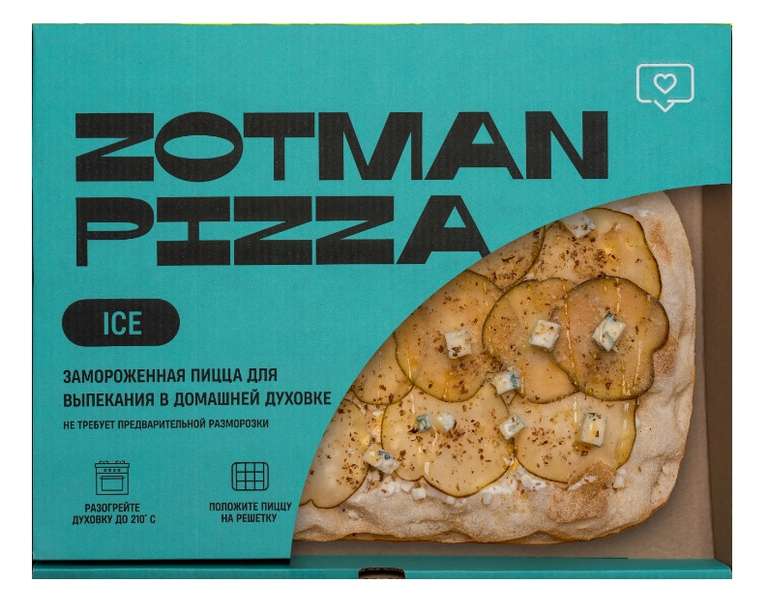 Пицца Zotman Груша и горгонзола, замороженная, 415 г (+ кешбек 35%)