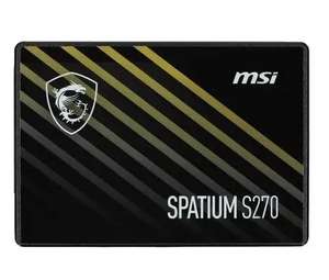 SSD MSI Spatium S270 sata III, 2.5".960 GB (цена с ozon картой)