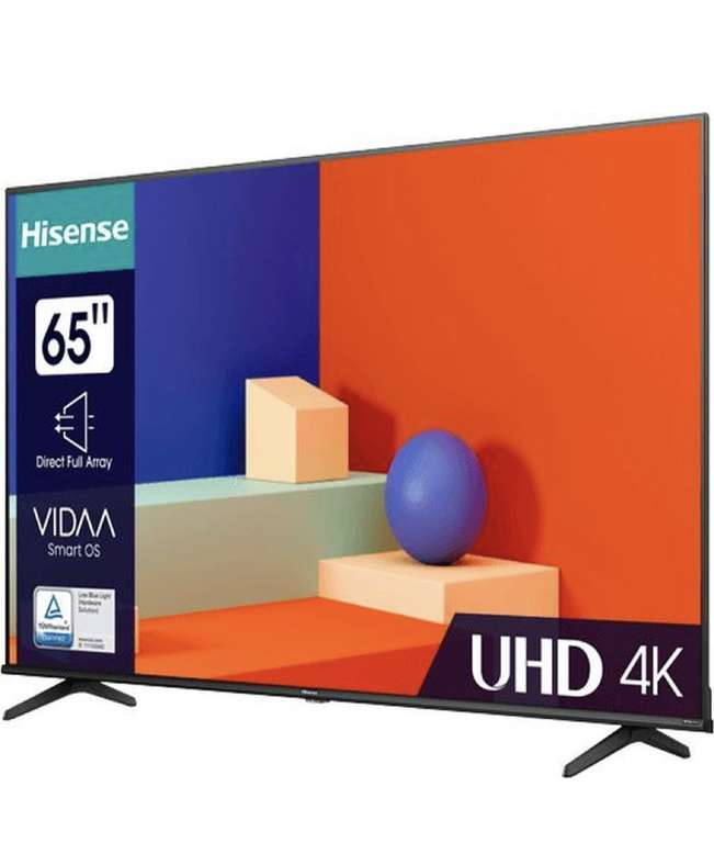 Телевизор Hisense 65A6K, 65"(165 см), UHD 4K + возврат 46-50% бонусов