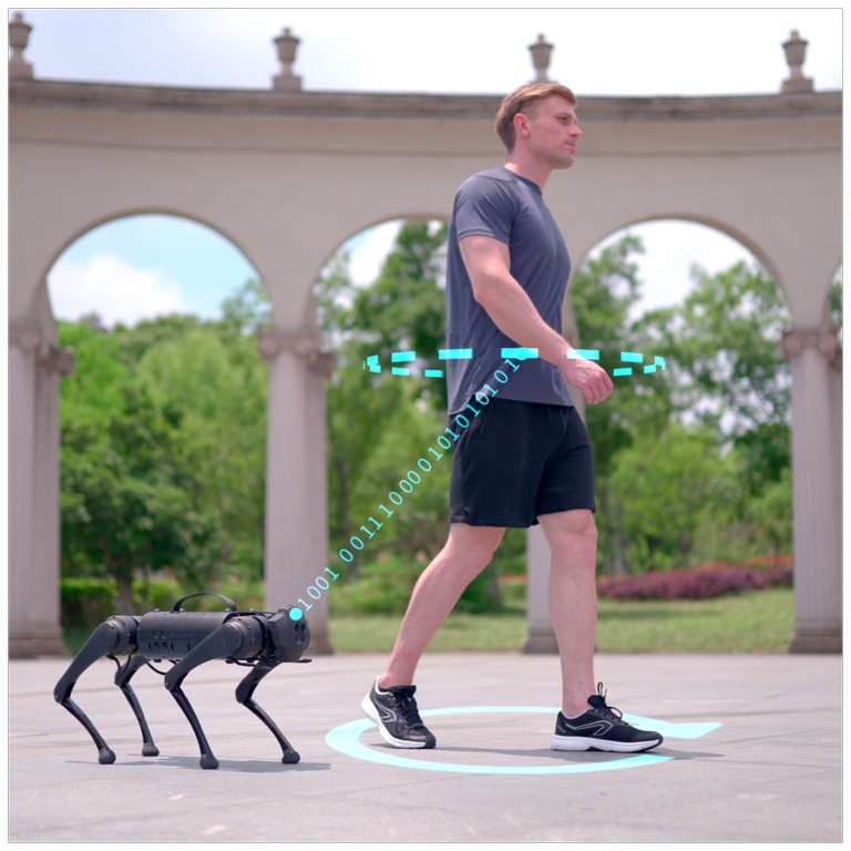 Бионический робот собака Unitree Go1 Air