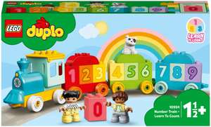 Конструктор LEGO DUPLO 10954 Поезд с цифрами-учимся считать (с картой Альфа-банка)