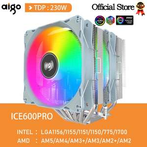 Кулер для процессора Aigo ICE600PRO ARGB (Отправка из России)