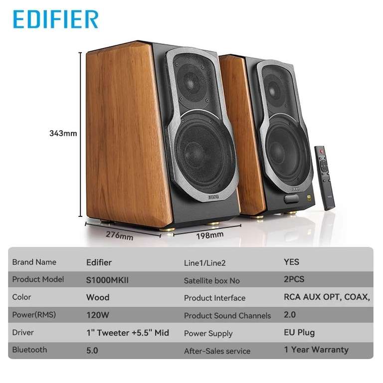 Колонки Edifier S1000MKII