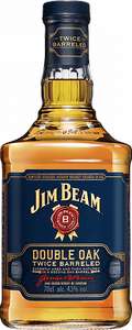 [СПБ, МСК, возм., и др.] Виски JIM BEAM Bourbon Double Oak, 43%, 0.7л, США, 0.7 L